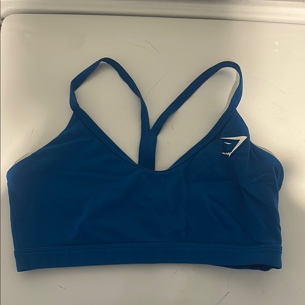 Gymshark Blue Racerback Sports Bra